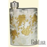 Фляга женская серебряная