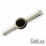 Button Small Round Зажим для галстука Черный оникс