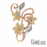Золотая брошь с бриллиантами