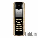 Signature Yellow gold, full pavé baguette diamonds 002L8S8