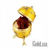 Золотое пасхальное яйцо с бриллиантами и эмалью