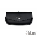 Ascent Ti Horizontal Black Leather metal V logo 02700J4