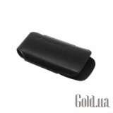MERIDIIST Black calfskin leather case
